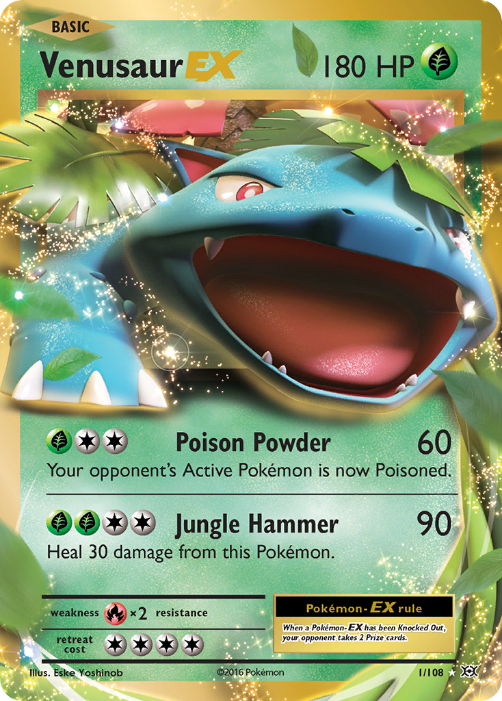 Venusaur EX (1/108) [XY: Evolutions] | North Game Den