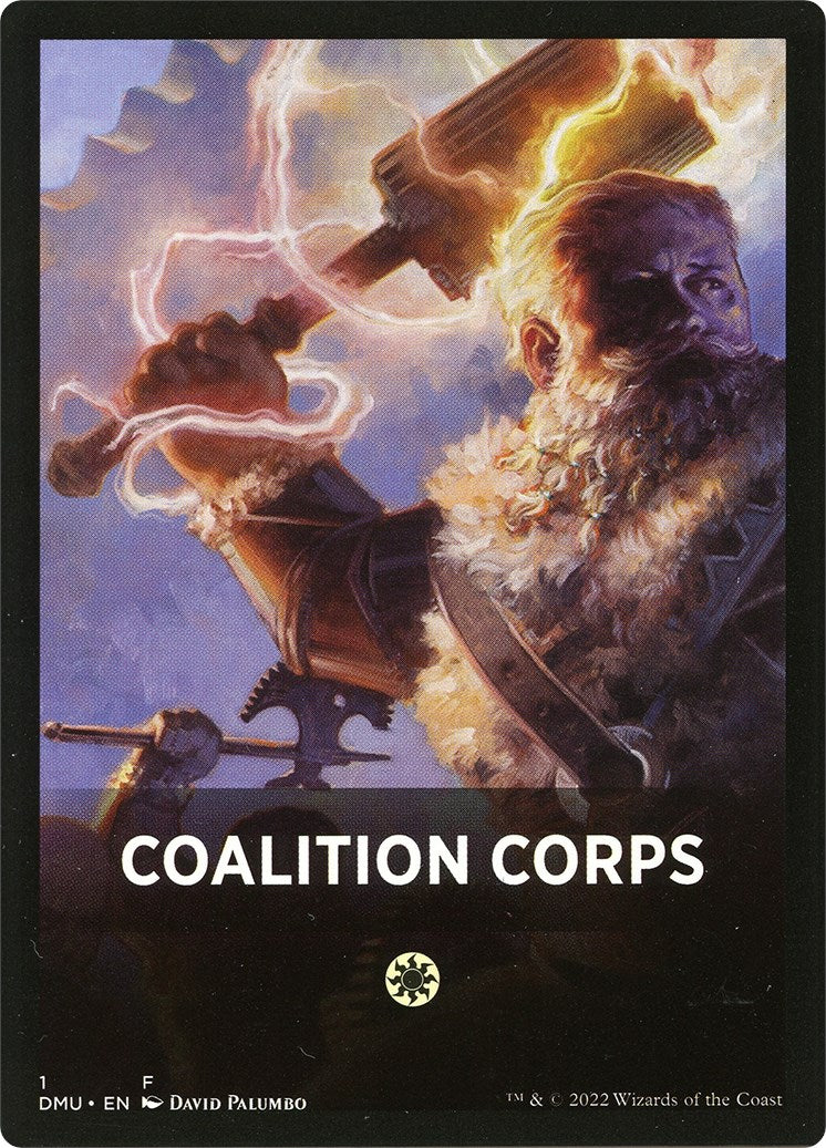 Coalition Corps Theme Card [Dominaria United Tokens] | North Game Den