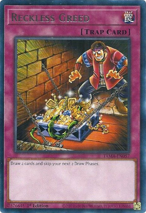 Reckless Greed [TAMA-EN057] Rare | North Game Den