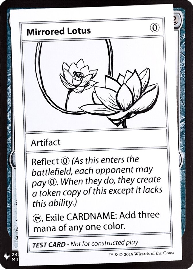 Mirrored Lotus [Mystery Booster Playtest Cards] | North Game Den