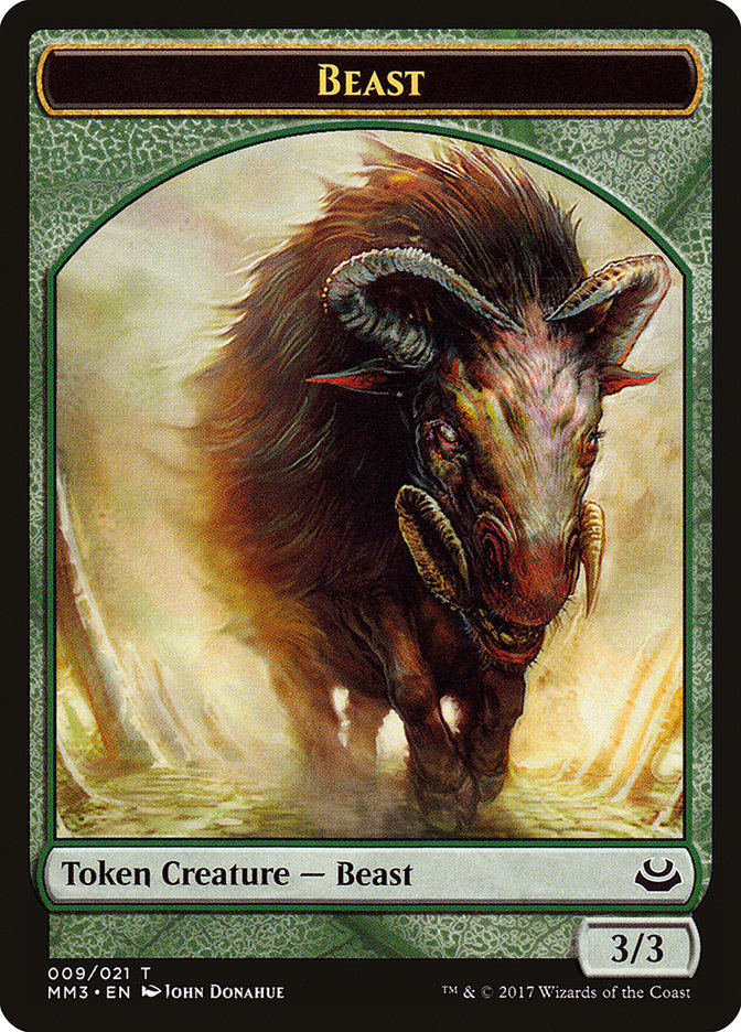 Beast (009/021) [Modern Masters 2017 Tokens] | North Game Den