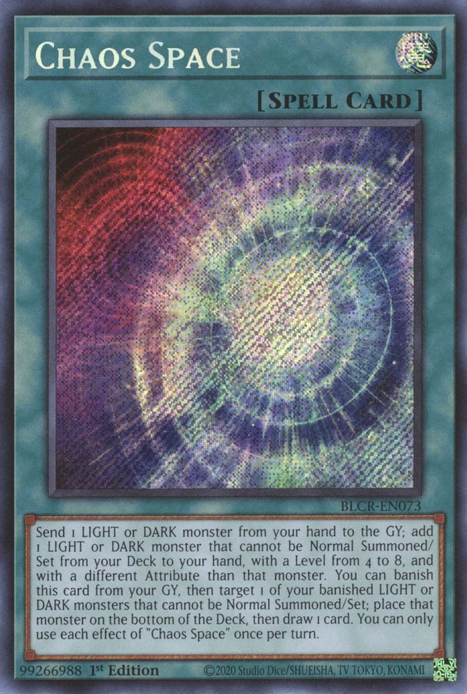 Chaos Space [BLCR-EN073] Secret Rare | North Game Den