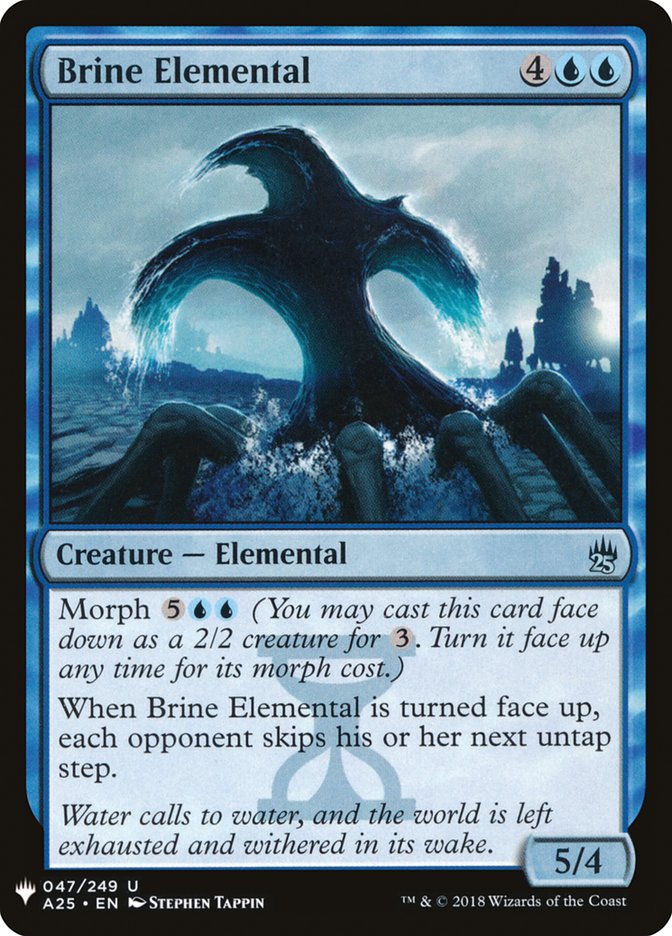 Brine Elemental [Mystery Booster] | North Game Den