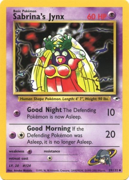Sabrina's Jynx (59/132) [Gym Heroes Unlimited] | North Game Den
