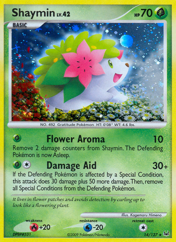 Shaymin (14/127) [Platinum: Base Set] | North Game Den