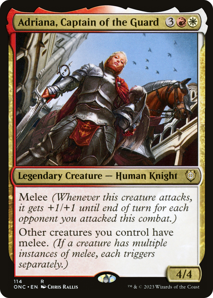 Adriana, Captain of the Guard [Phyrexia: All Will Be One Commander] | North Game Den