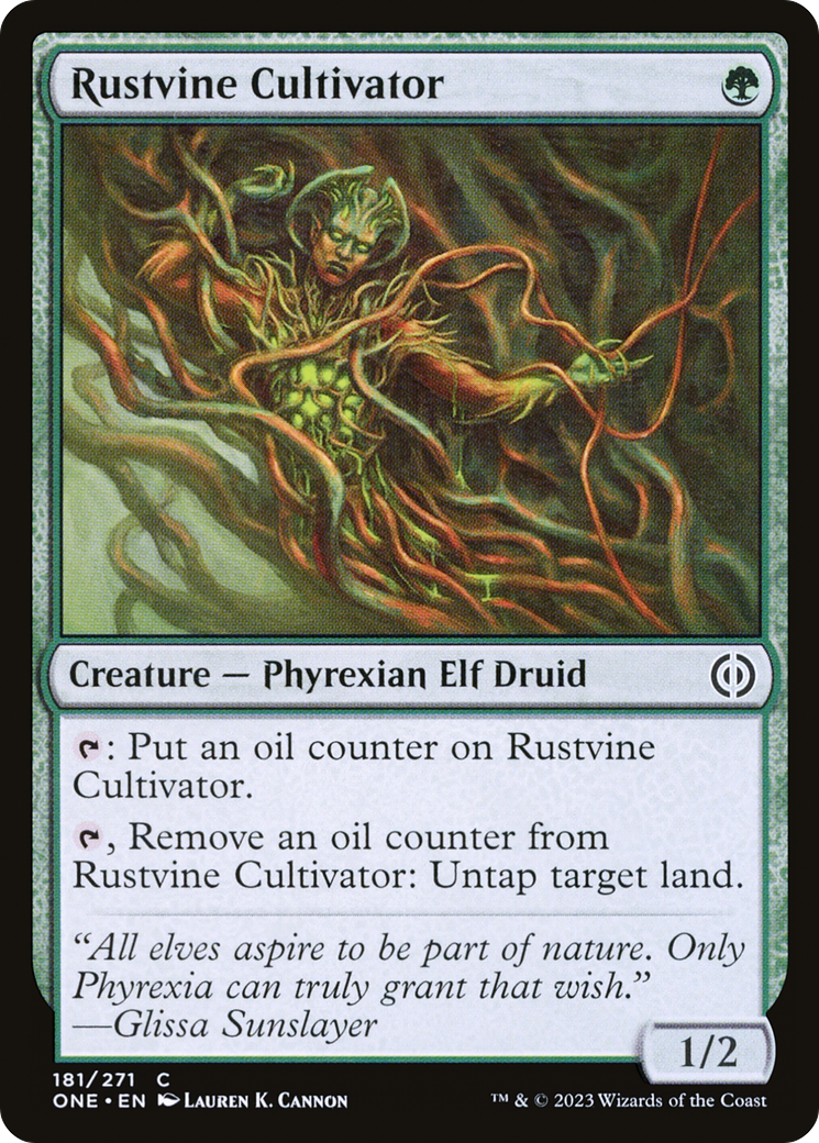 Rustvine Cultivator [Phyrexia: All Will Be One] | North Game Den