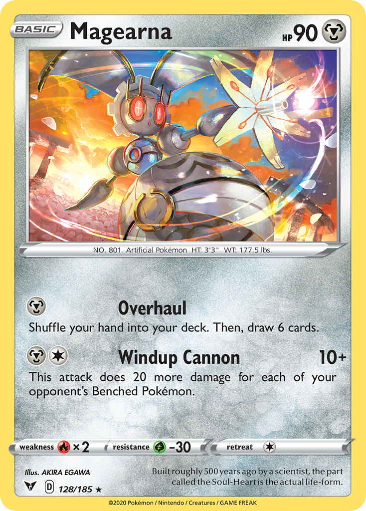 Magearna (128/185) (Theme Deck Exclusive) [Sword & Shield: Vivid Voltage] | North Game Den