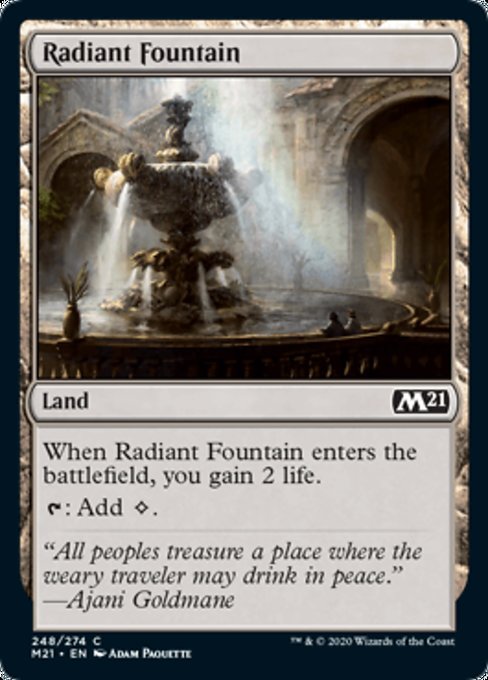 Radiant Fountain [Core Set 2021] | North Game Den