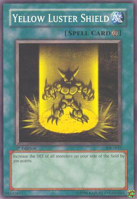 Yellow Luster Shield [IOC-037] Common | North Game Den