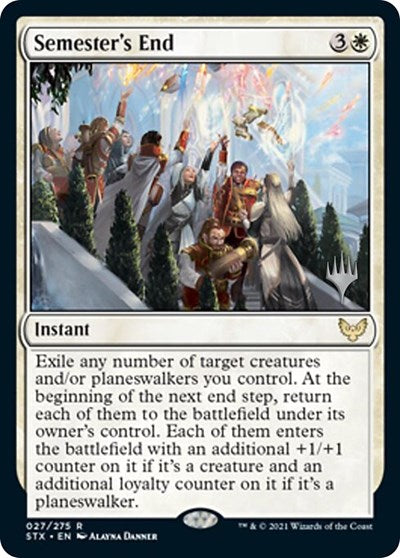Semester's End (Promo Pack) [Strixhaven: School of Mages Promos] | North Game Den