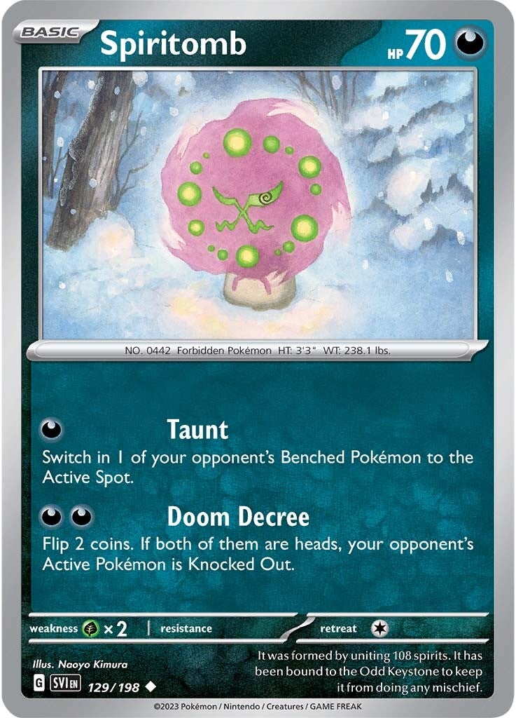 Spiritomb (129/198) [Scarlet & Violet: Base Set] | North Game Den