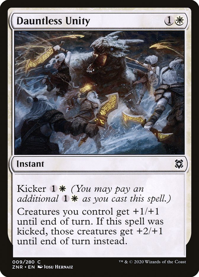 Dauntless Unity [Zendikar Rising] | North Game Den