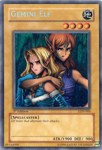 Gemini Elf [LON-000] Secret Rare | North Game Den