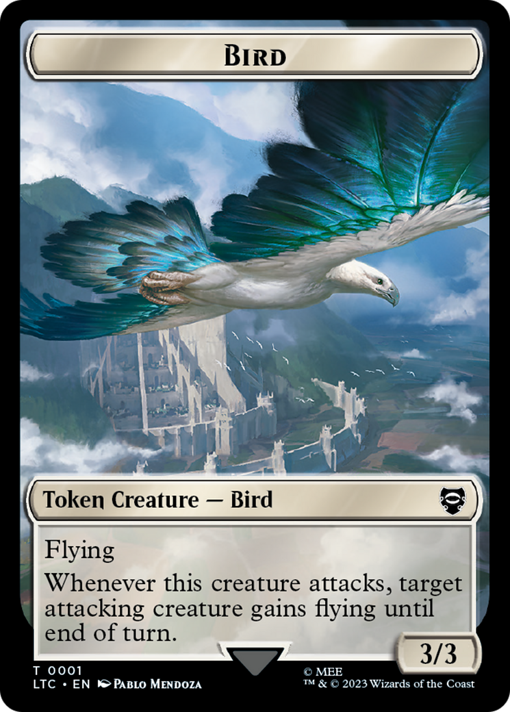 Bird // Food Token [The Lord of the Rings: Tales of Middle-Earth Commander Tokens] | North Game Den