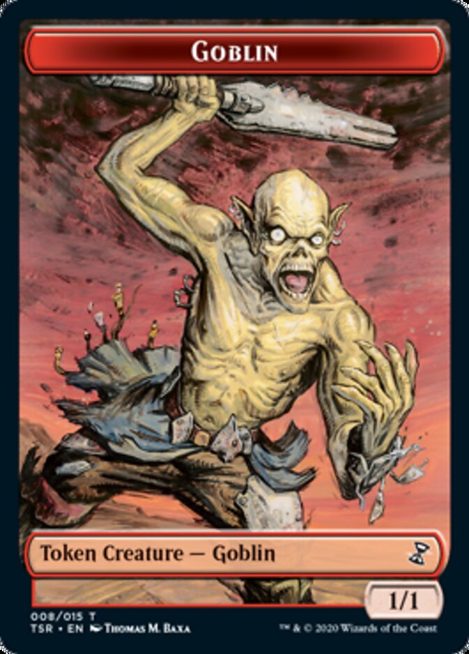 Goblin Token [Time Spiral Remastered Tokens] | North Game Den