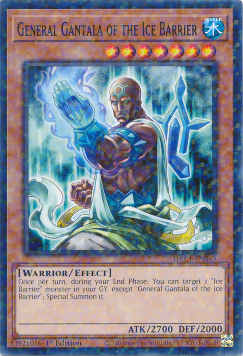 General Gantala of the Ice Barrier (Duel Terminal) [HAC1-EN049] Common | North Game Den
