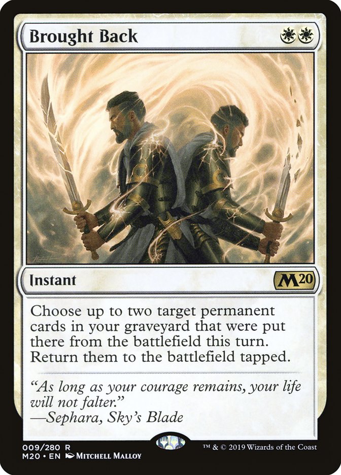 Brought Back [Core Set 2020] | North Game Den