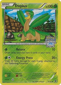 Tropius (5/101) (National Championship Promo) [Black & White: Plasma Blast] | North Game Den