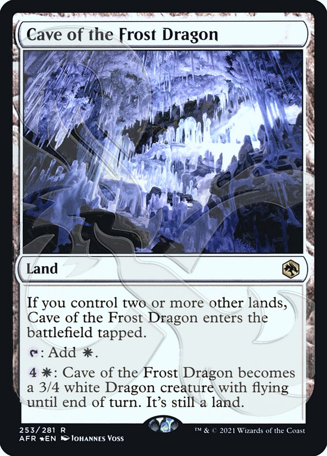 Cave of the Frost Dragon (Ampersand Promo) [Dungeons & Dragons: Adventures in the Forgotten Realms Promos] | North Game Den