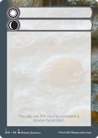 Helper Card (7/9) [Innistrad: Midnight Hunt Tokens] | North Game Den