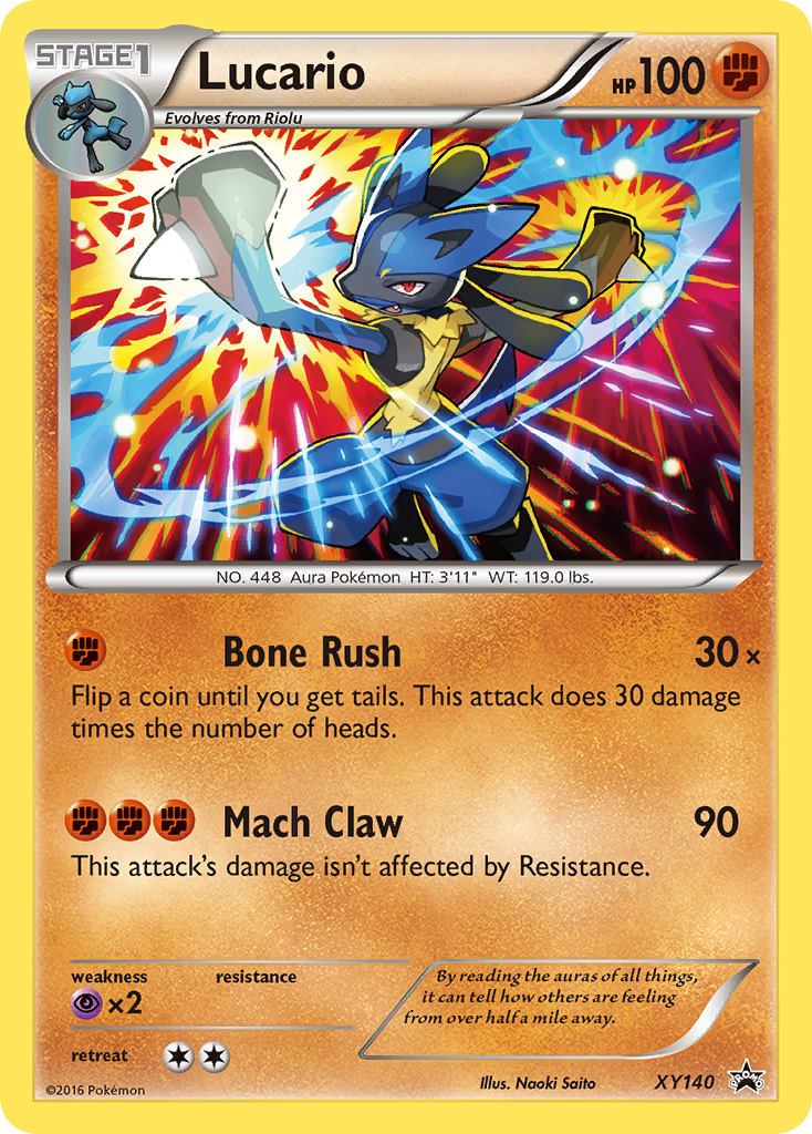 Lucario (XY140) [XY: Black Star Promos] | North Game Den