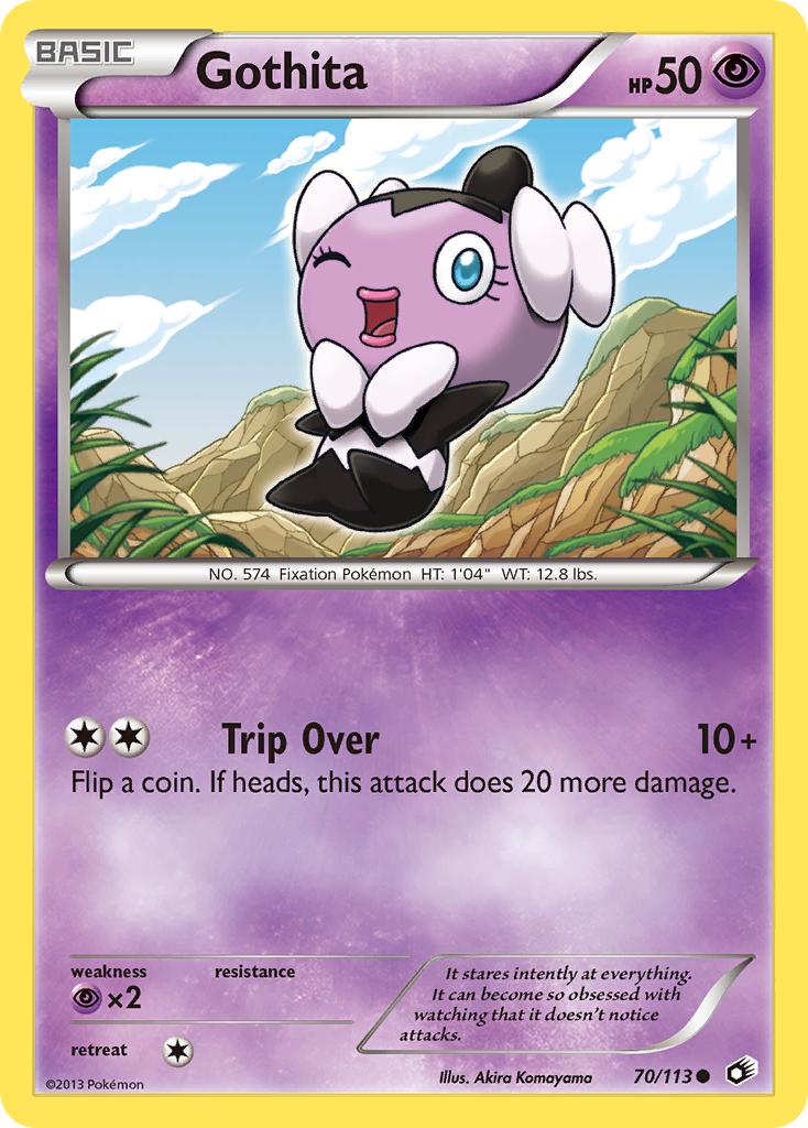 Gothita (70/113) [Black & White: Legendary Treasures] | North Game Den