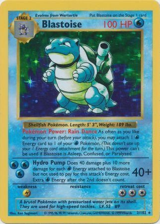 Blastoise (2/102) [Base Set Shadowless Unlimited] | North Game Den