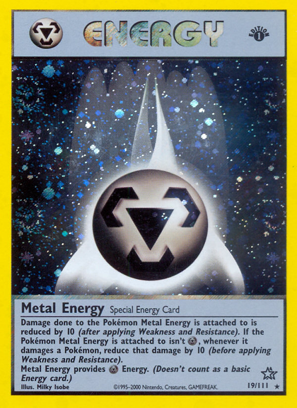 Metal Energy (19/111) [Neo Genesis 1st Edition] | North Game Den