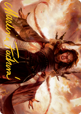 Dragon's Rage Channeler Art Card (Gold-Stamped Signature) [Modern Horizons 2 Art Series] | North Game Den
