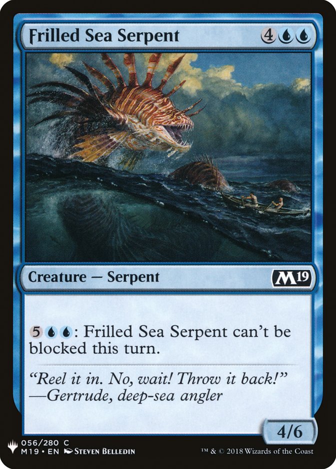 Frilled Sea Serpent [Mystery Booster] | North Game Den