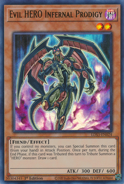 Evil HERO Infernal Prodigy [LDS3-EN024] Ultra Rare | North Game Den