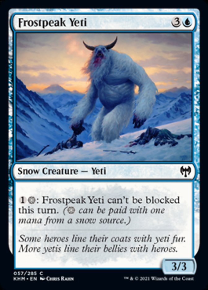 Frostpeak Yeti [Kaldheim] | North Game Den