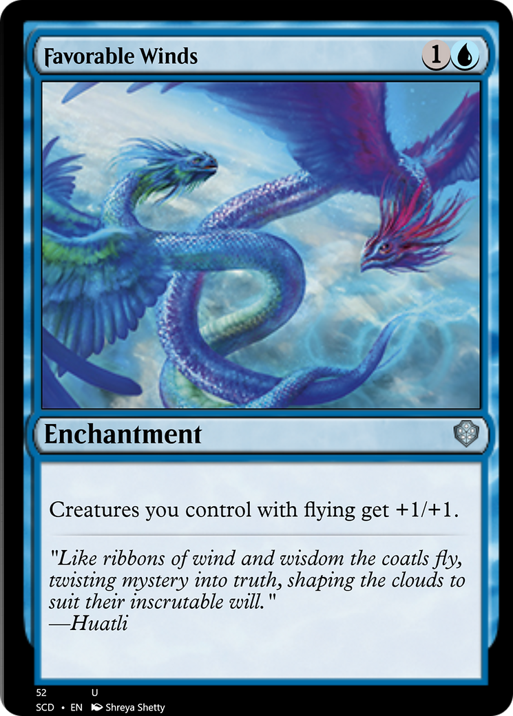 Favorable Winds [Starter Commander Decks] | North Game Den