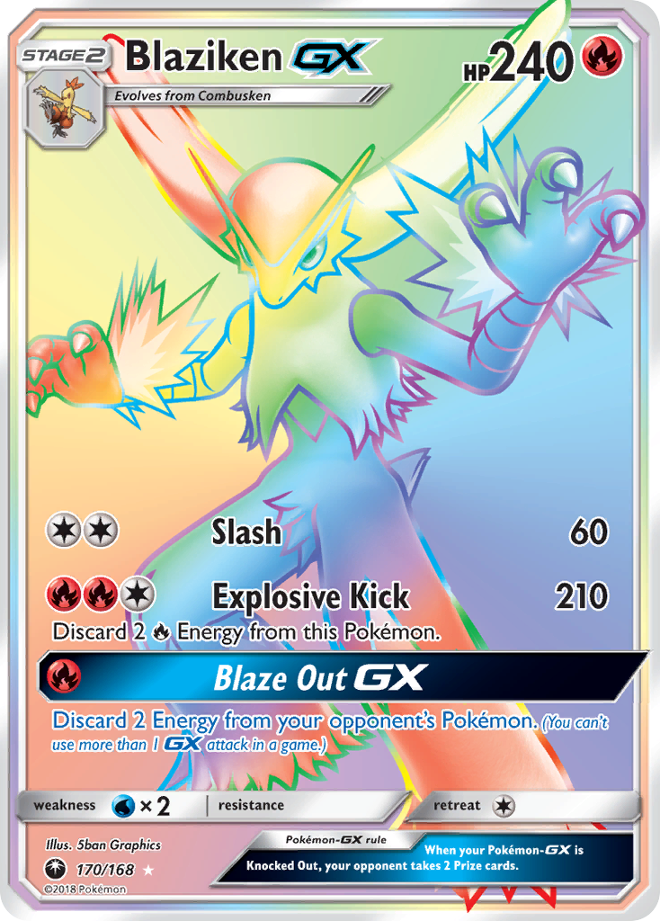 Blaziken GX (170/168) [Sun & Moon: Celestial Storm] | North Game Den