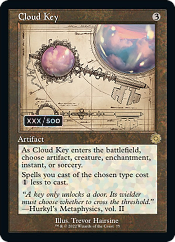 Cloud Key (Retro Schematic) (Serial Numbered) [The Brothers' War Retro Artifacts] | North Game Den