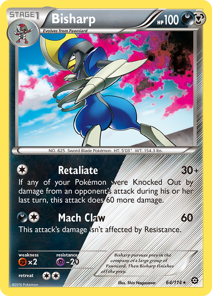 Bisharp (64/114) [XY: Steam Siege] | North Game Den