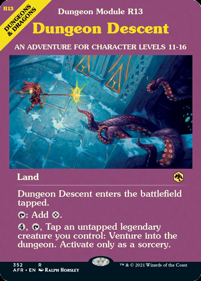 Dungeon Descent (Dungeon Module) [Dungeons & Dragons: Adventures in the Forgotten Realms] | North Game Den