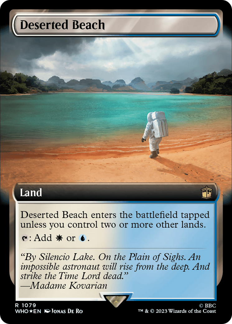 Deserted Beach (Extended Art) (Surge Foil) [Doctor Who] | North Game Den