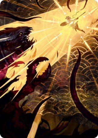 Defiant Strike Art Card [Strixhaven: School of Mages Art Series] | North Game Den