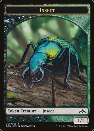 Insect Token [Guilds of Ravnica Tokens] | North Game Den