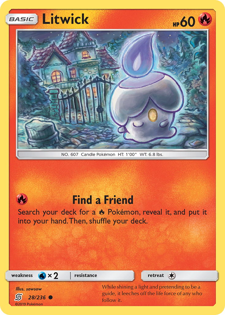 Litwick (28/236) [Sun & Moon: Unified Minds] | North Game Den
