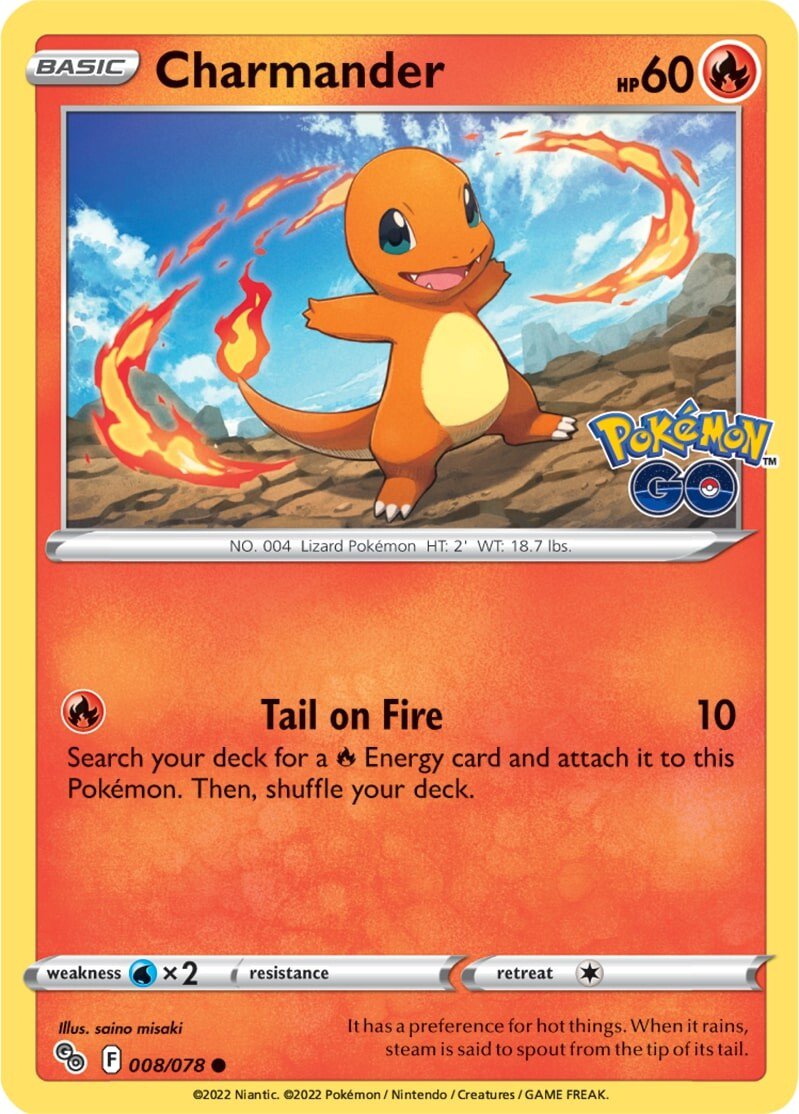 Charmander (008/078) [Pokémon GO] | North Game Den