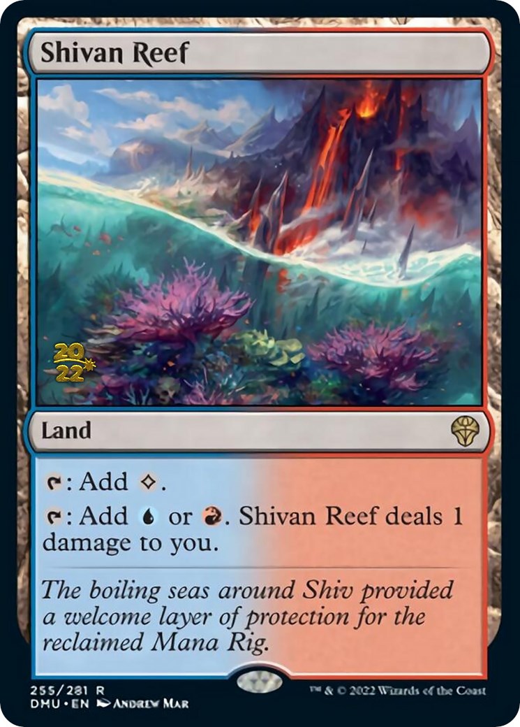 Shivan Reef [Dominaria United Prerelease Promos] | North Game Den