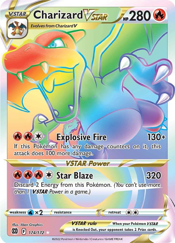 Charizard VSTAR (174/172) [Sword & Shield: Brilliant Stars] | North Game Den