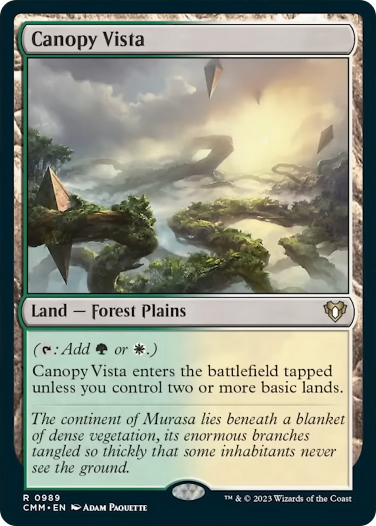 Canopy Vista [Commander Masters] | North Game Den