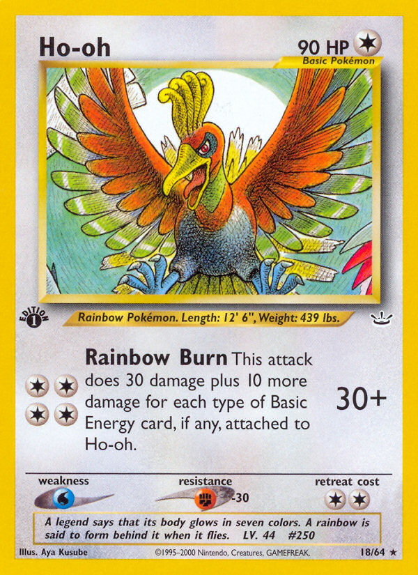 Ho-oh (18/64) [Neo Revelation 1st Edition] | North Game Den