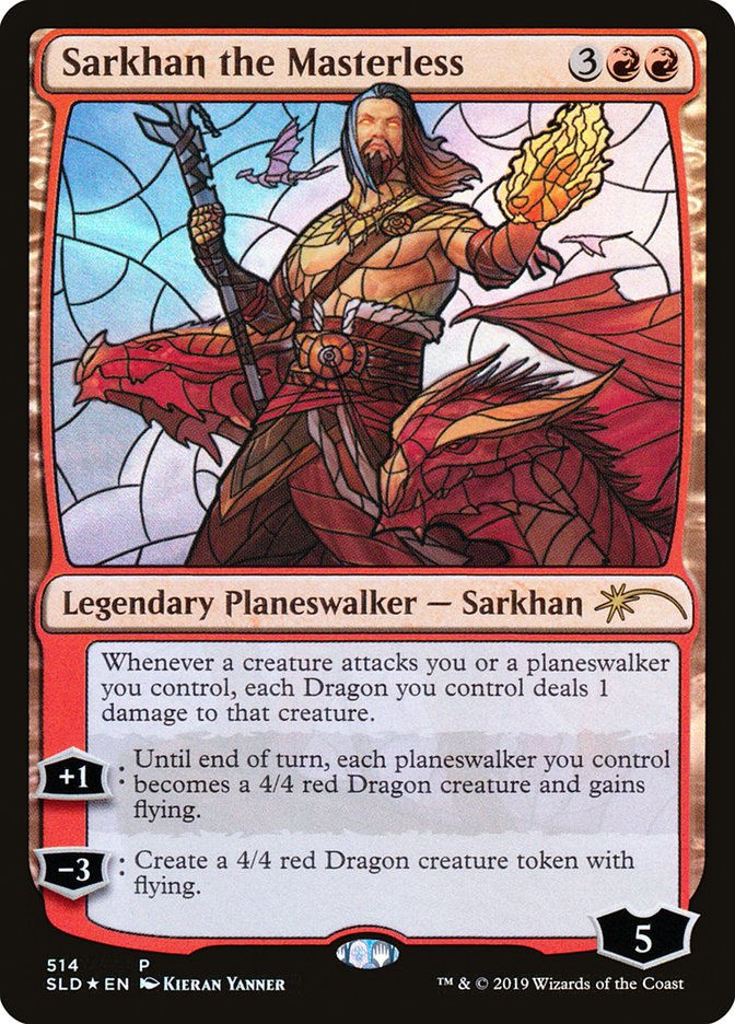 Sarkhan the Masterless (Stained Glass) [Secret Lair Drop Promos] | North Game Den