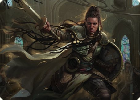 Shanna, Purifying Blade Art Card 1 [Dominaria United Art Series] | North Game Den