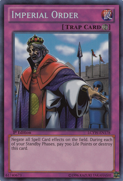 Imperial Order [LCYW-EN178] Secret Rare | North Game Den